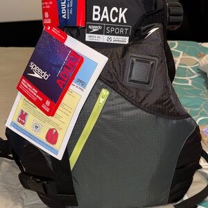 Speedo Black and Gray Sport Backpack